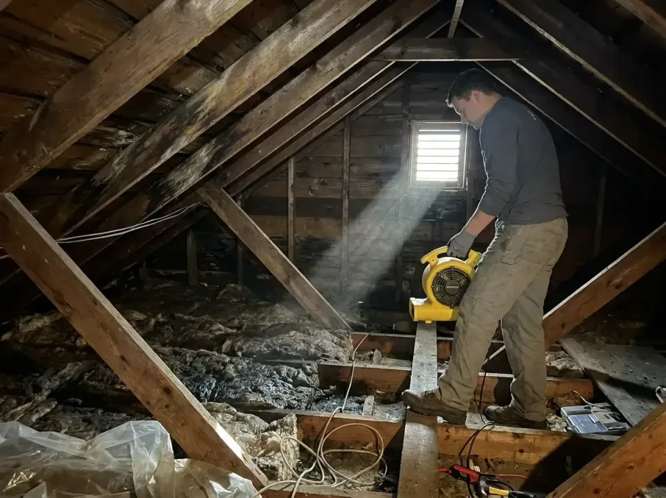 attic-water-damage-drying-proc-007 — frequently asked questions, Emergency Water Extraction & 24/7 Flood Response in Newbern…